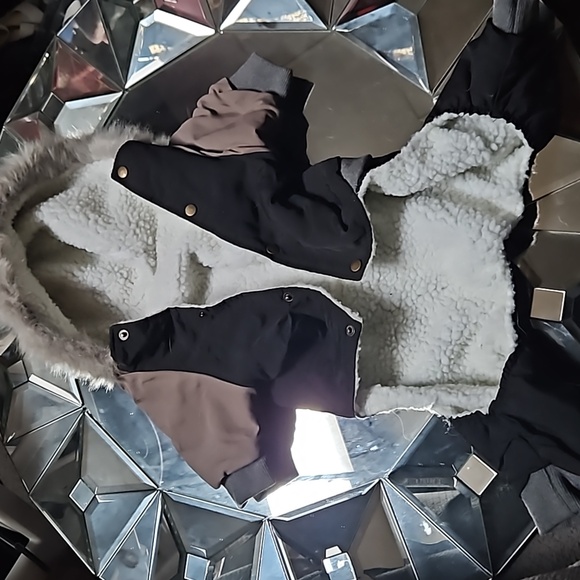 Dog jacket full body xl for small dog. Black n grey. By fitwarm pets - Picture 5 of 5